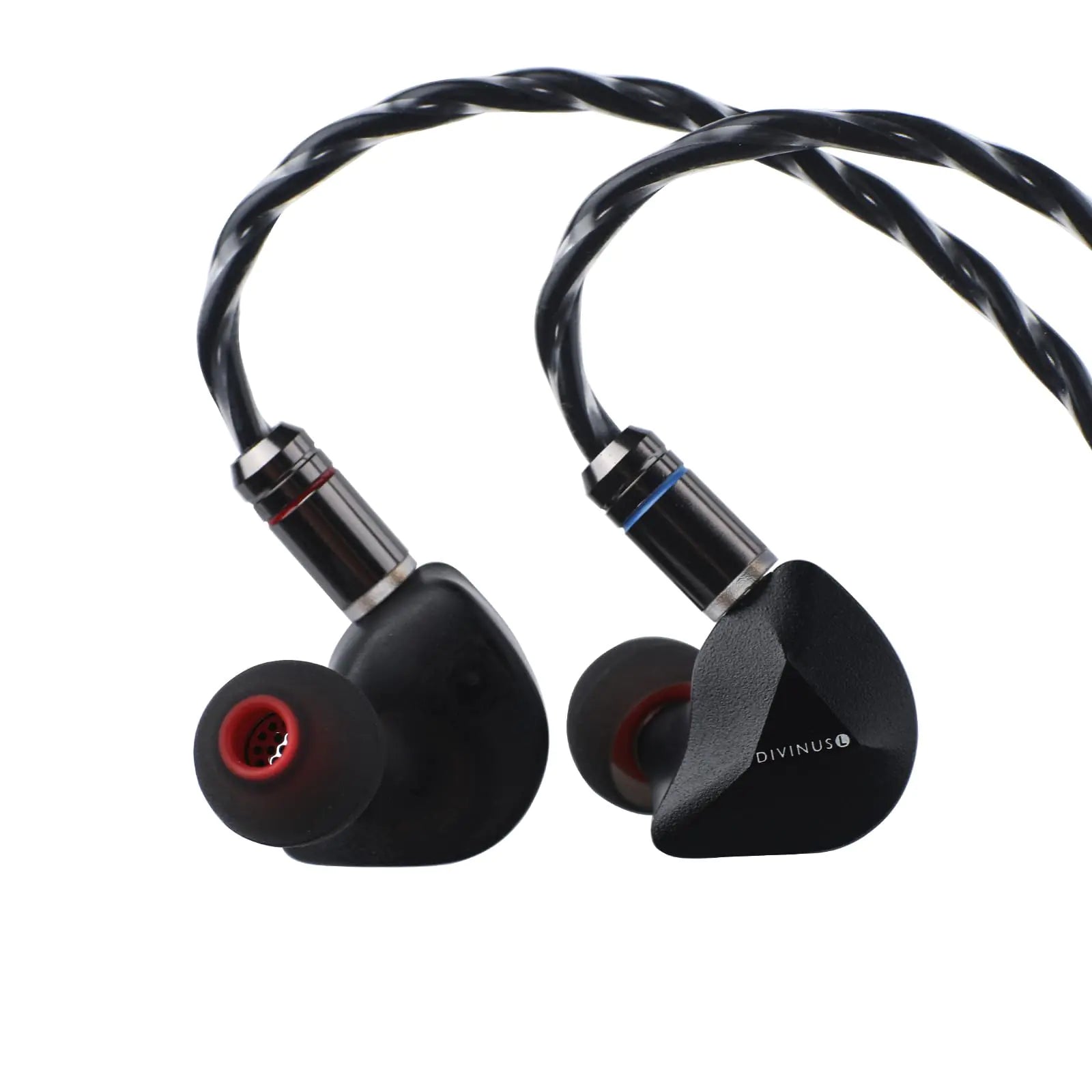 Linsoul TANGZU FUDU Verse 1 HiFi 1DD+2BA Driver Earphone IEM in Ear Monitor with Ergonomic Shape and Detachable Oxygen-Free Silver-Plated Copper 2Pin Cable for Audiophile Musician (3.5mm)