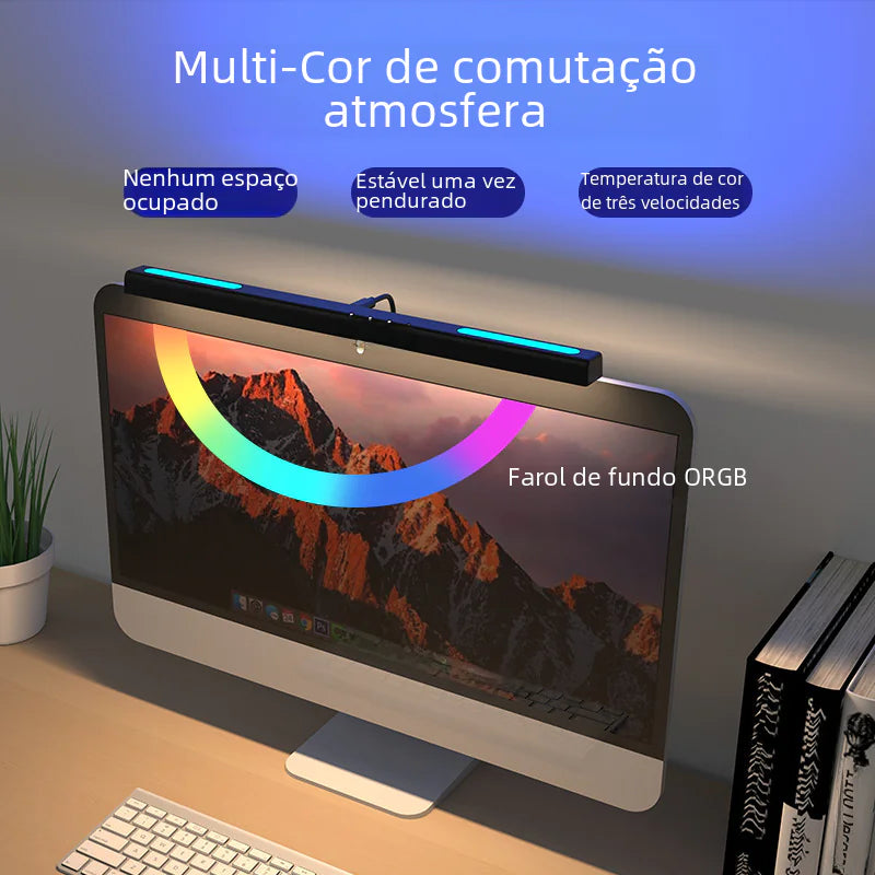 Luz de Monitor Asimétrica Colorida para el Cuidado de los Ojos